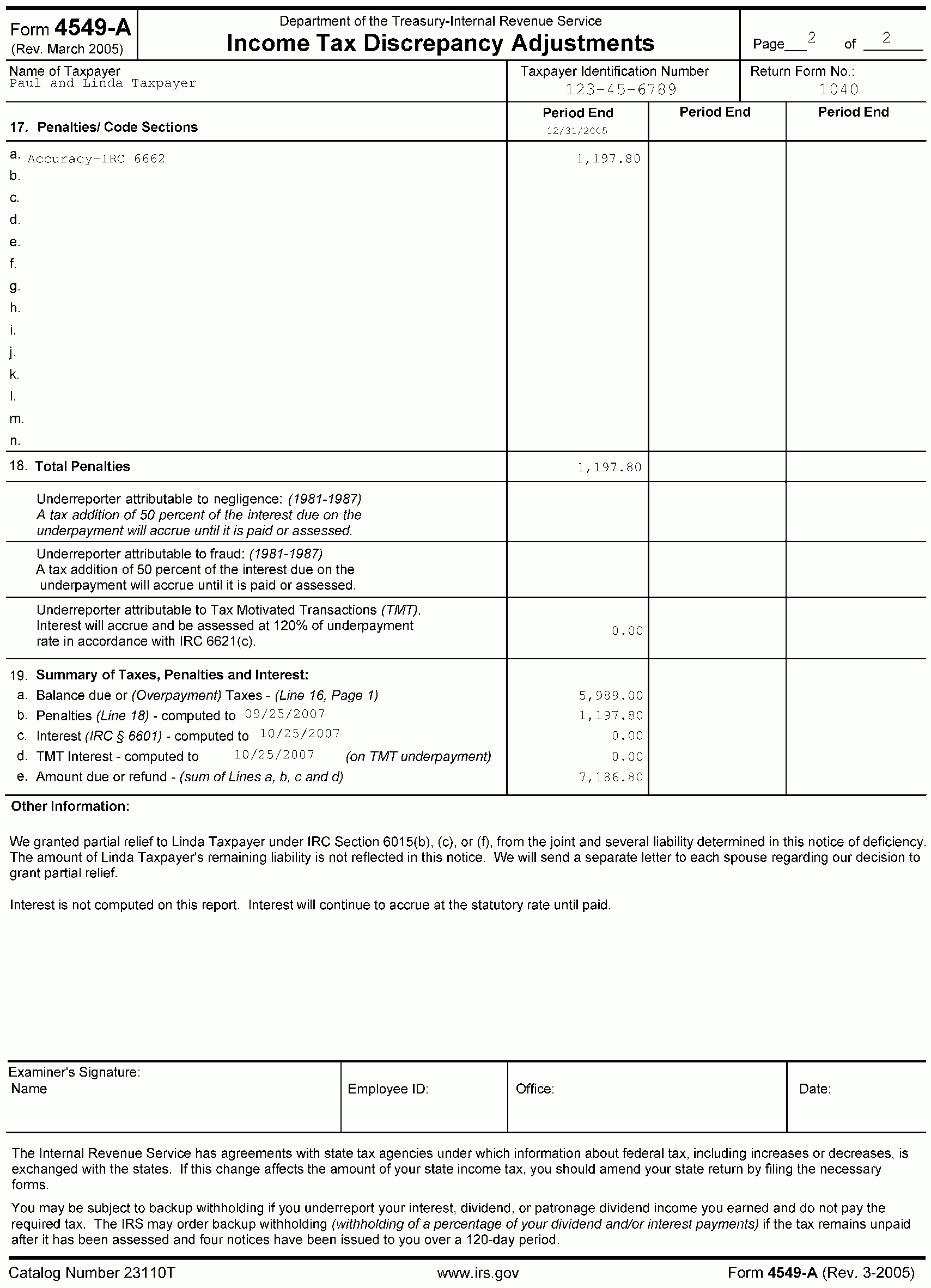 Form 5564 Irs Form