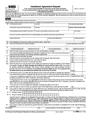 Form 9465 Fill Out And Sign Printable PDF Template SignNow
