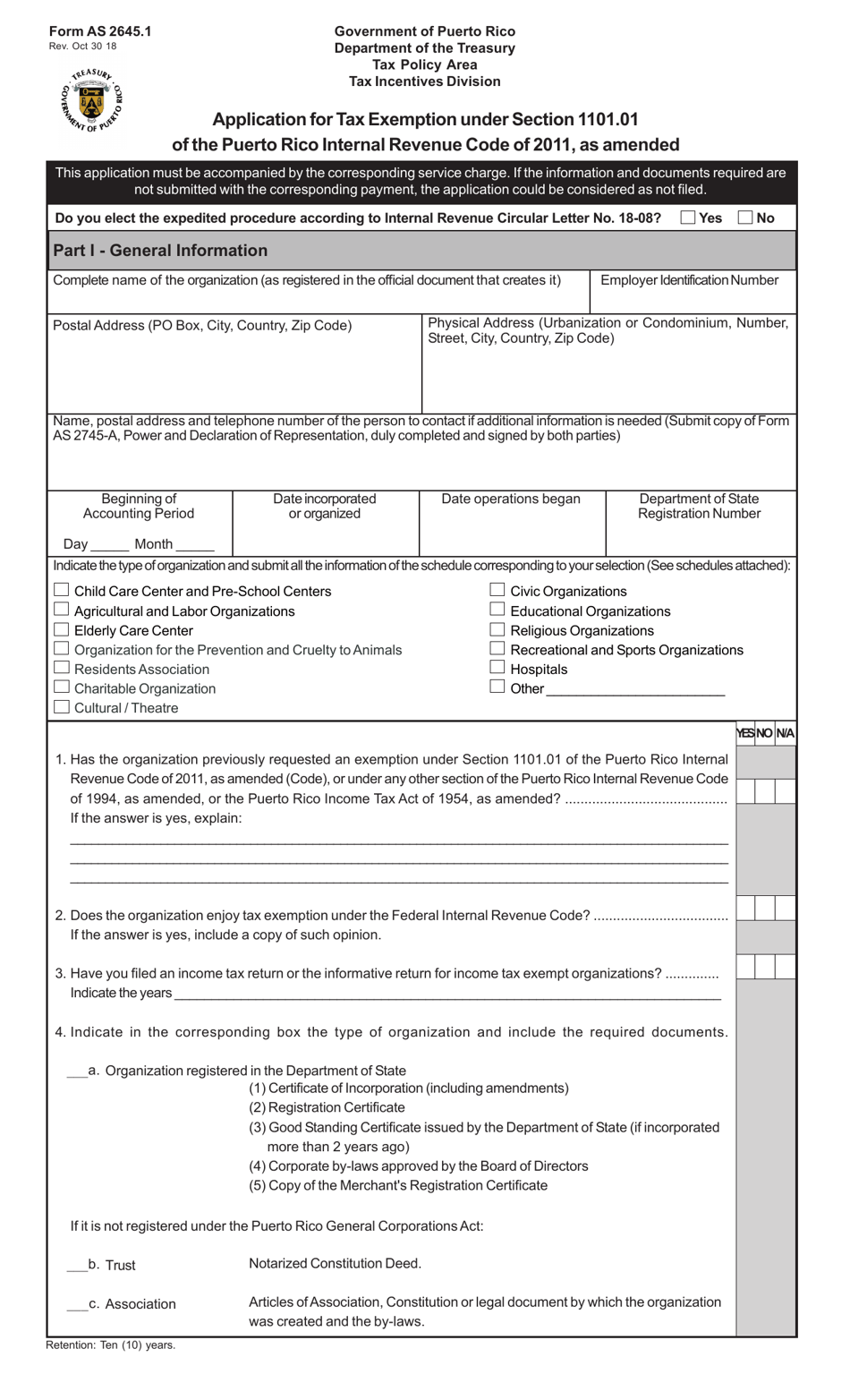Form AS2645 1 Fill Out Sign Online And Download Printable PDF Puerto Rico Templateroller
