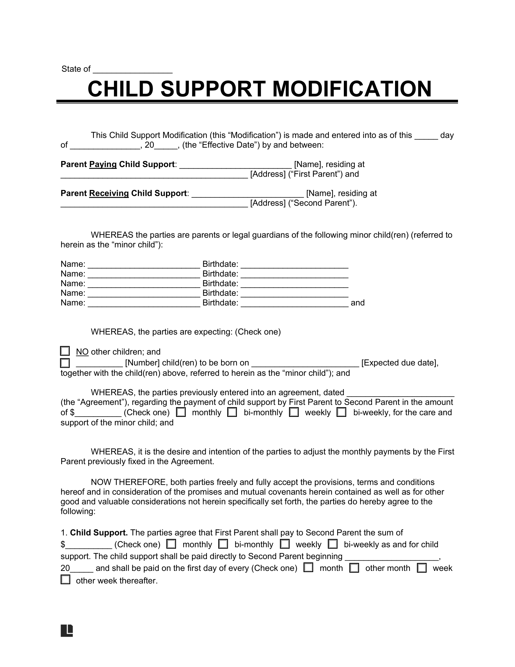 Form For Non Custodial Parent Shop