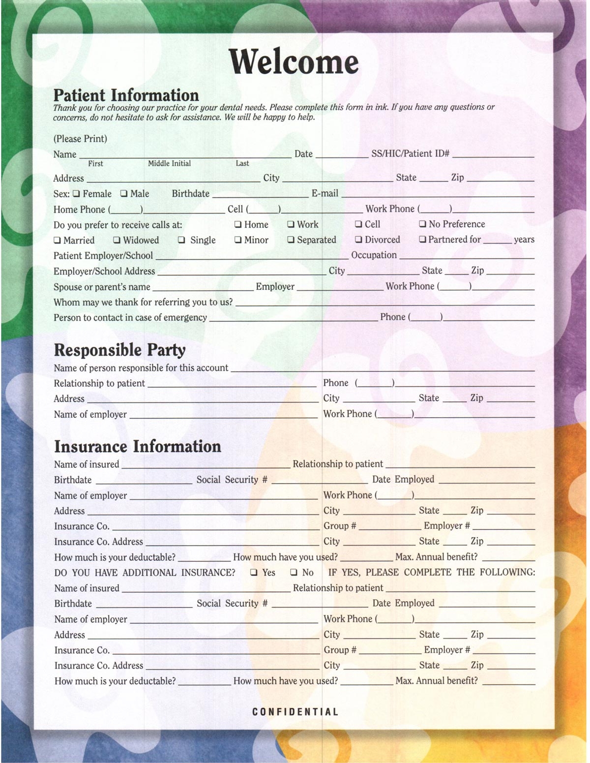 Forms Las Vegas NV Silver Creek Family Dental