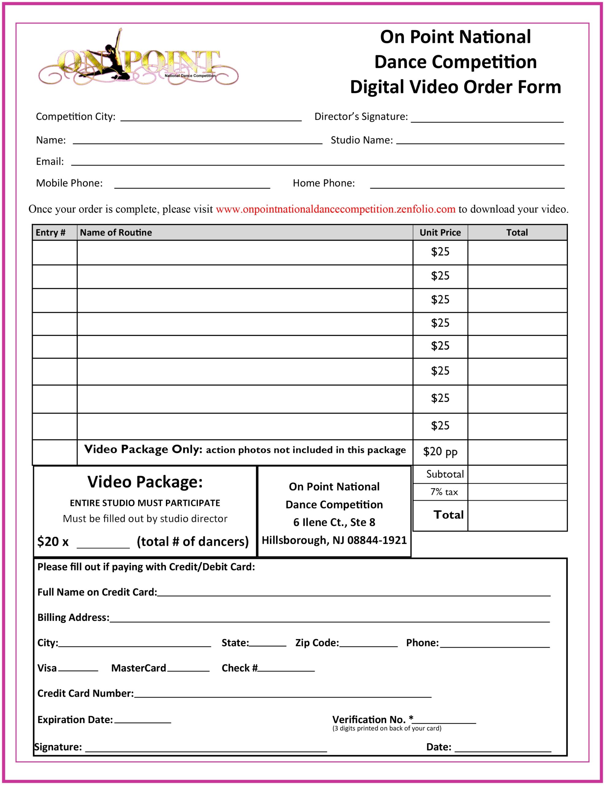 Forms On Point Dance Competition