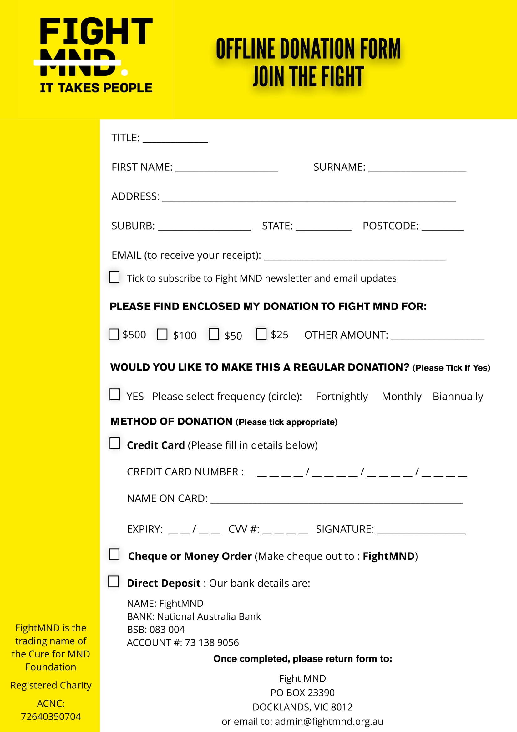 FREE 36 Donation Forms In PDF MS Word Excel