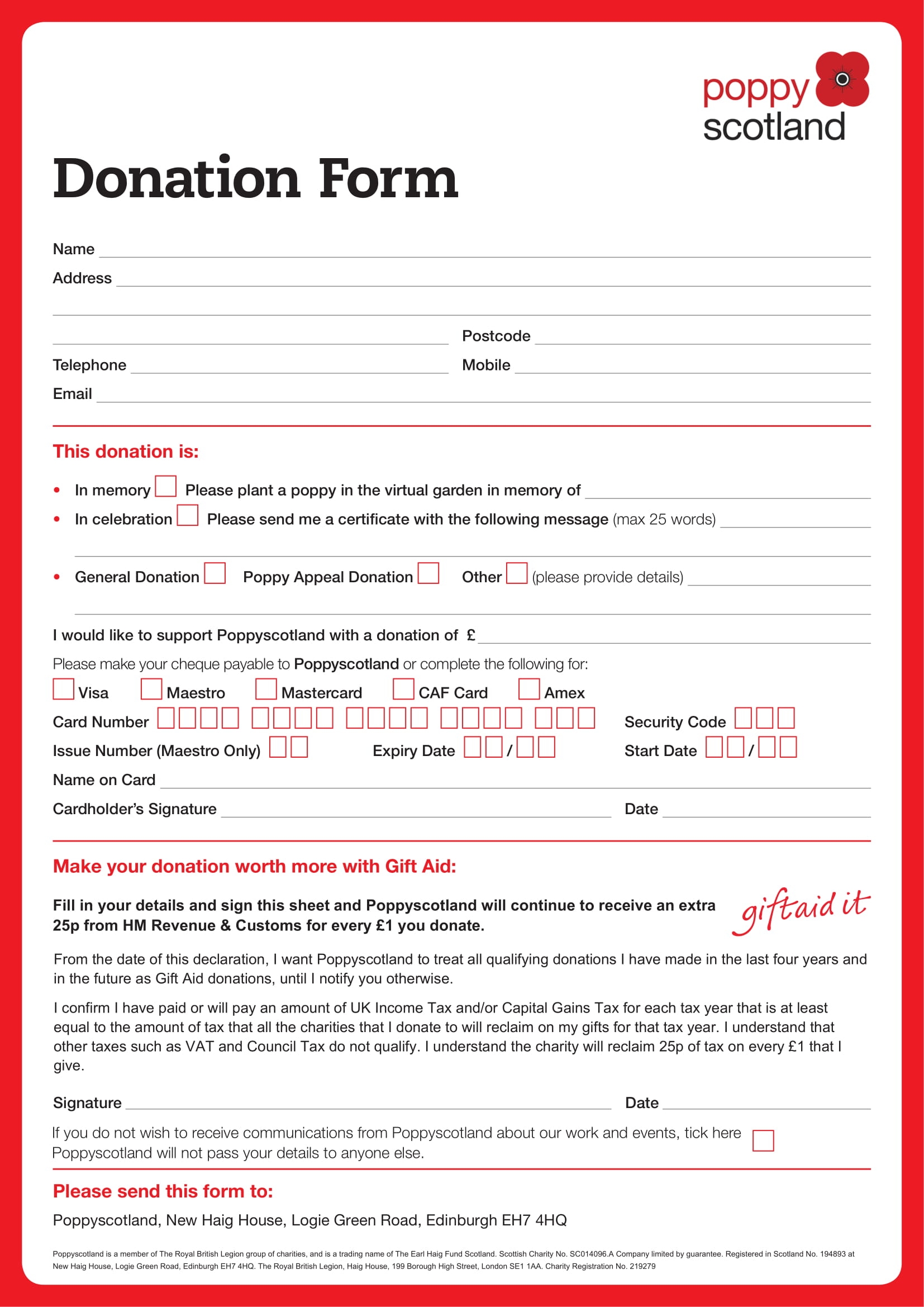 FREE 36 Donation Forms In PDF MS Word Excel