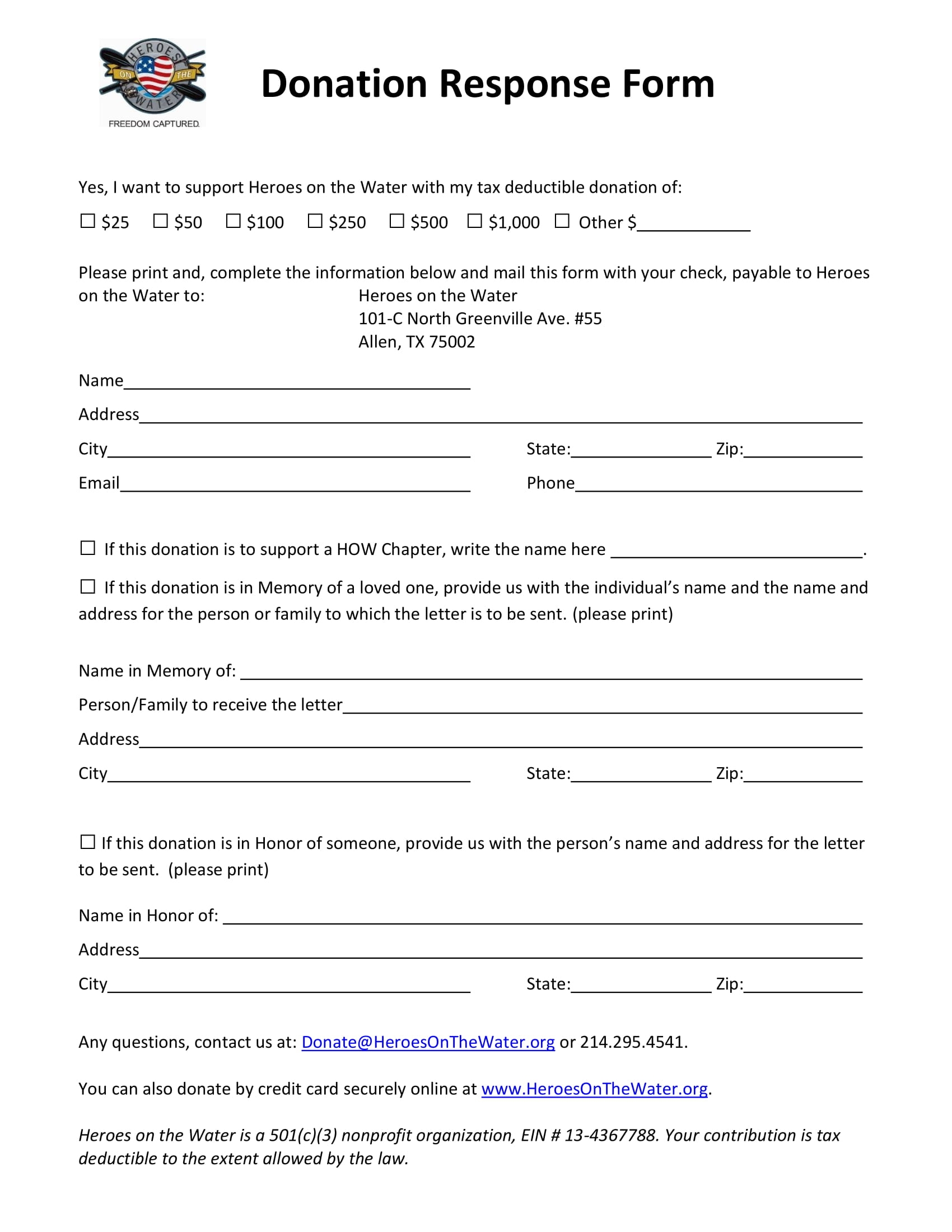 FREE 8 Nonprofit Donation Form Samples PDF MS Word Google Docs
