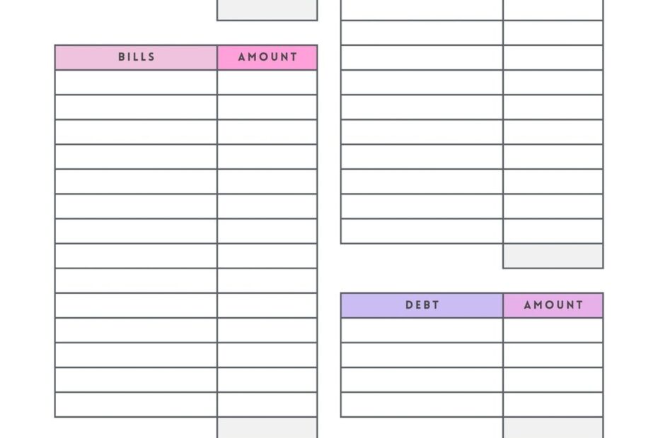 Free And Customizable Budget Templates