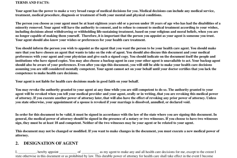 Free California CA Medical Power Of Attorney Forms PDF