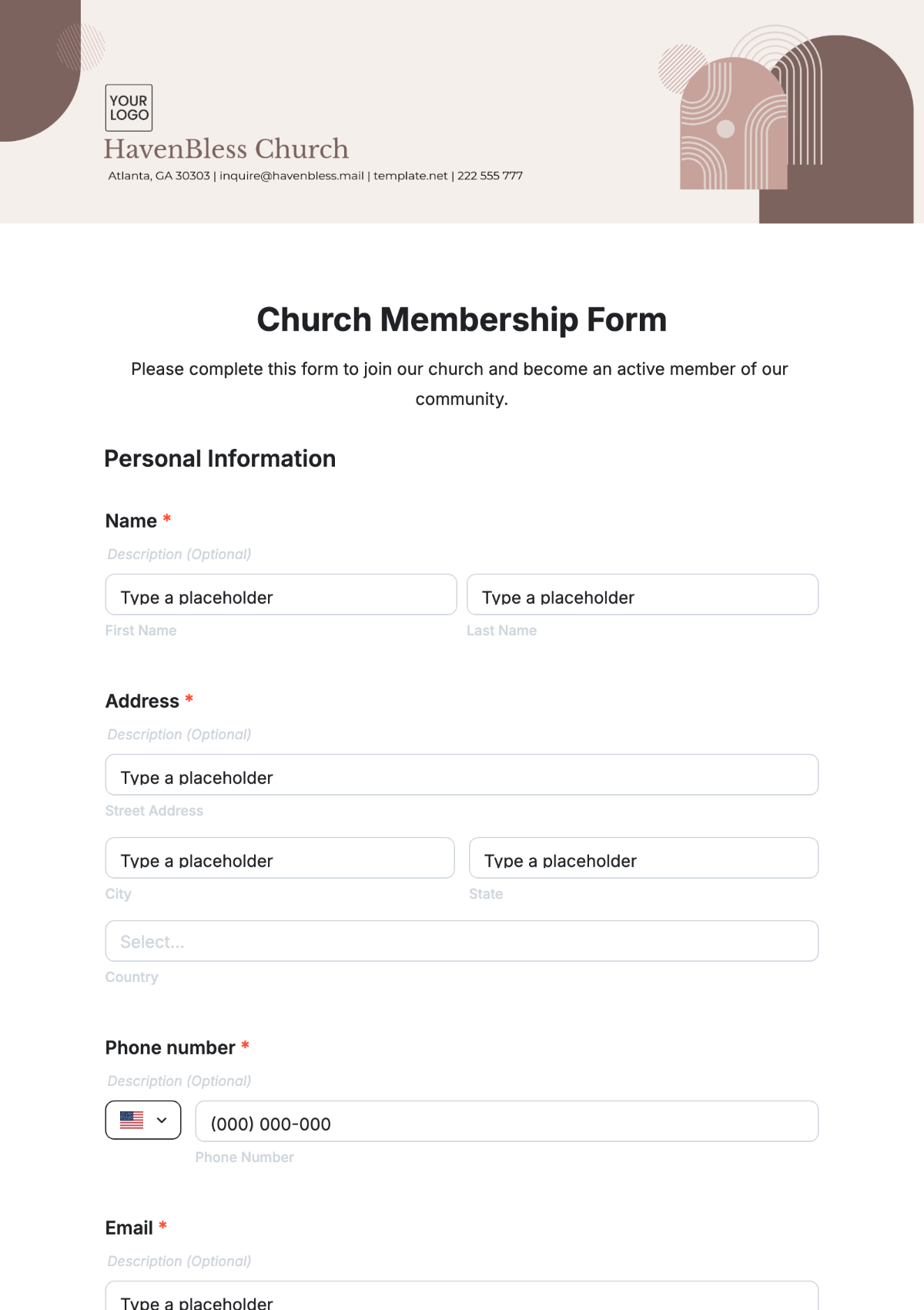 Free Code Of Conduct For Church Template To Edit Online