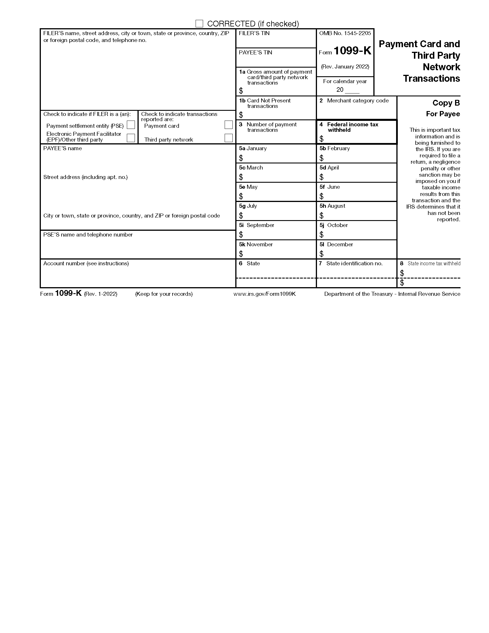 Free IRS 1099 Form PDF EForms