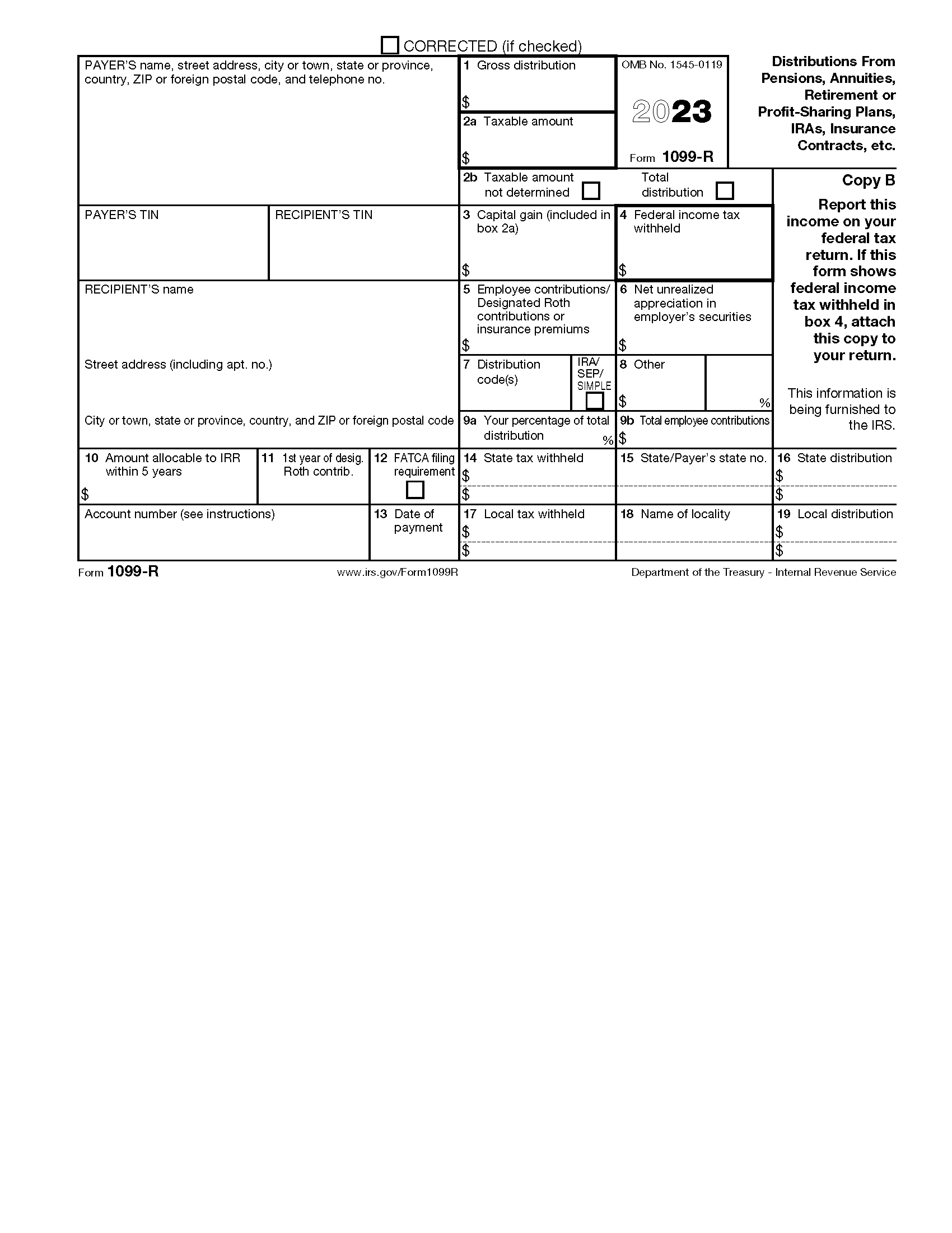 Free IRS 1099 Form PDF EForms Free IRS 1099 Form PDF EForms