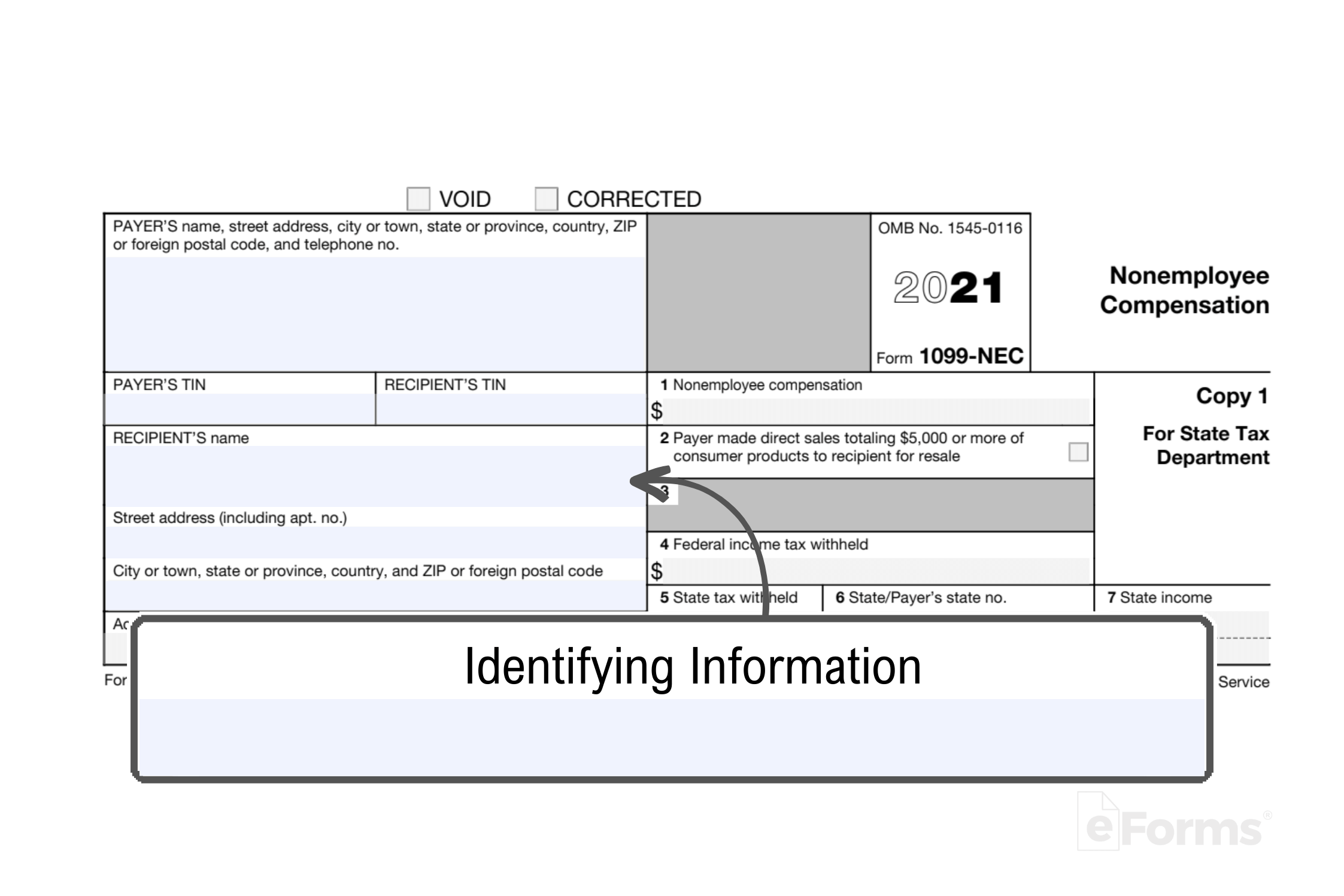Free IRS 1099 NEC Form 2021 2025 PDF EForms