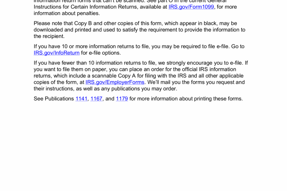 Free IRS Form 1099 INT PDF EForms