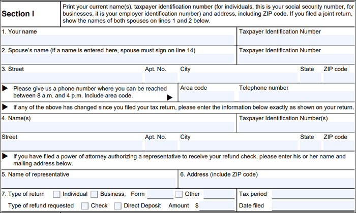 Free Irs Form 3911 Printable