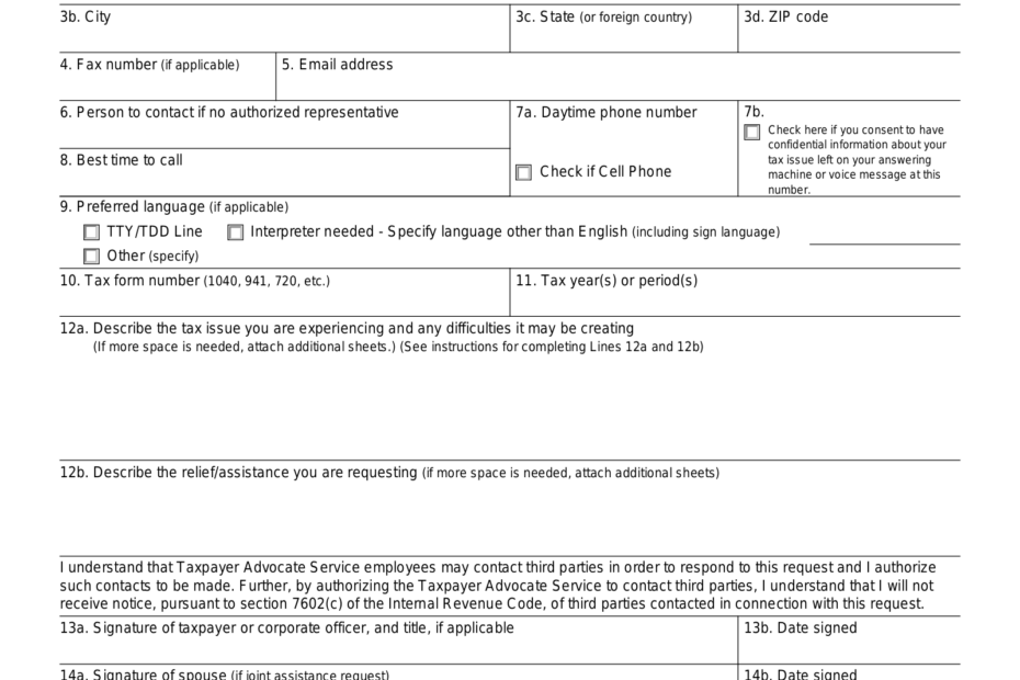 Free IRS Form 911 PDF EForms