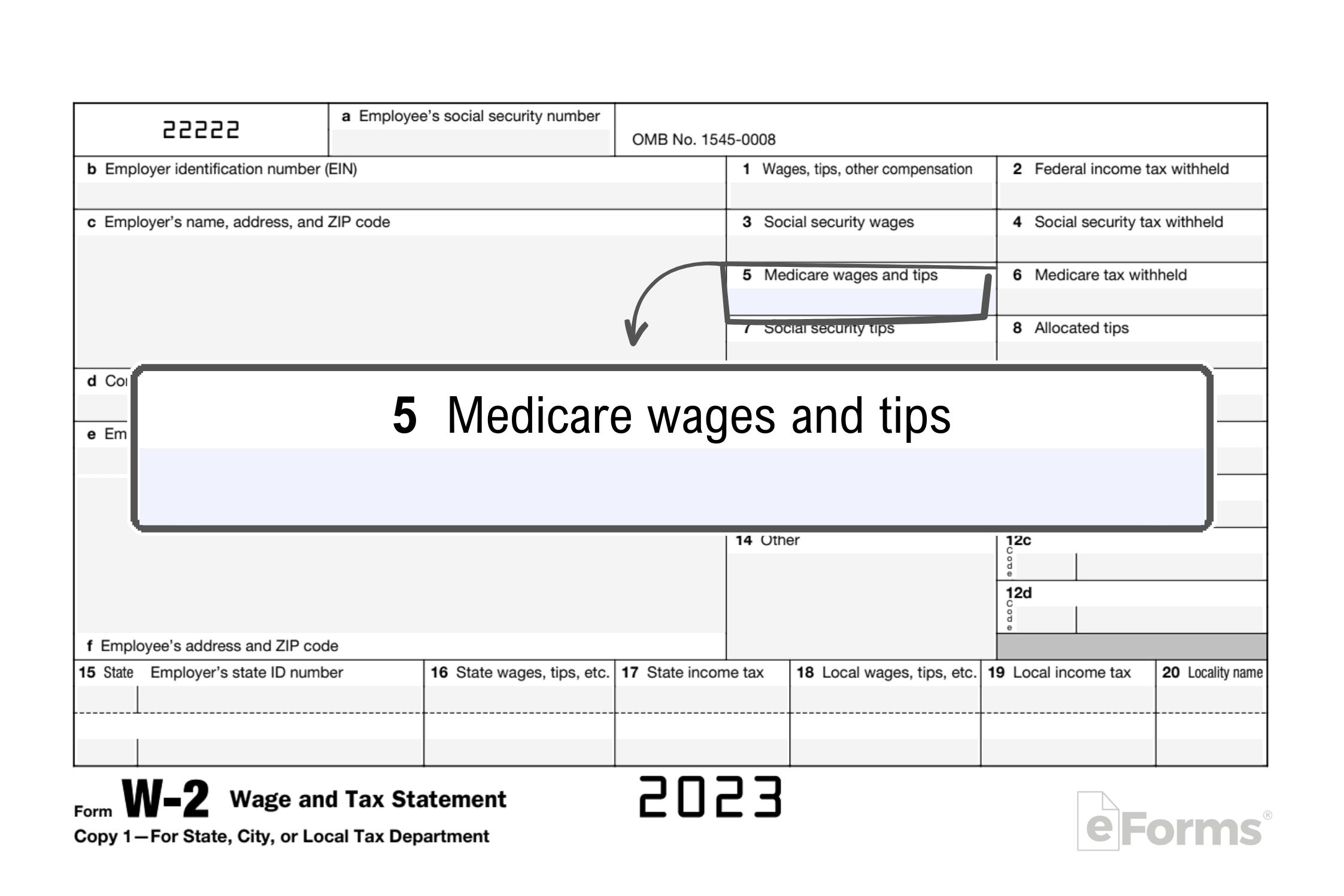 Free IRS Form W 2 Wage And Tax Statement PDF EForms