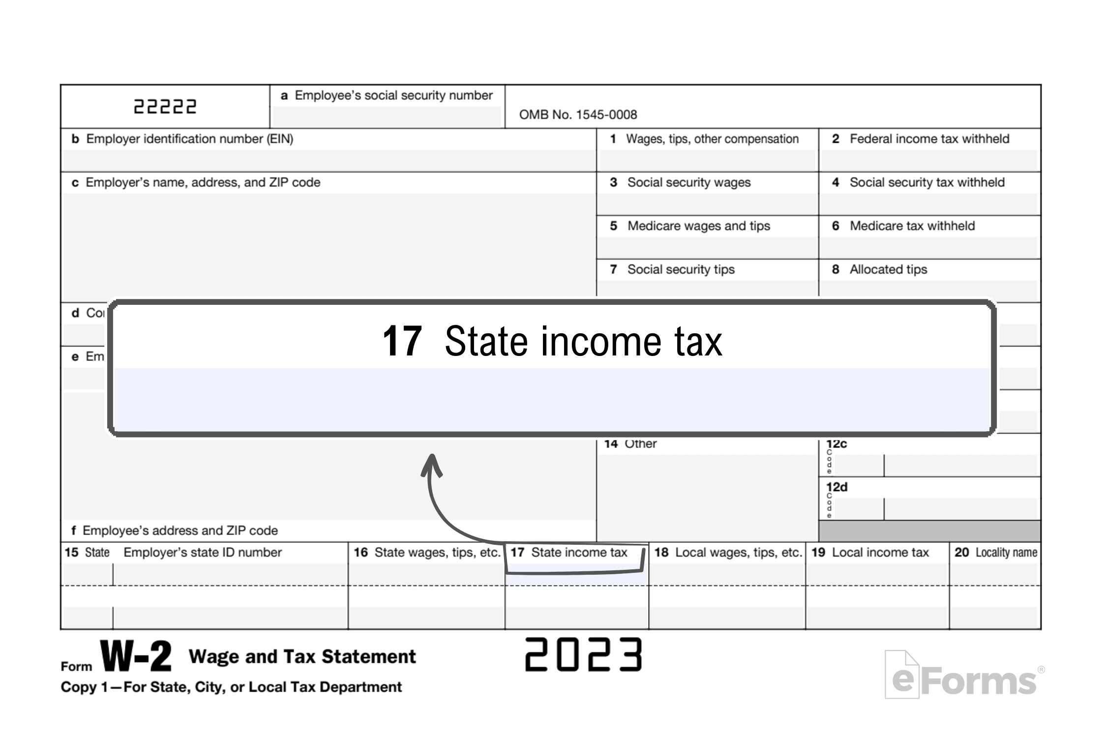 Free IRS Form W 2 Wage And Tax Statement PDF EForms