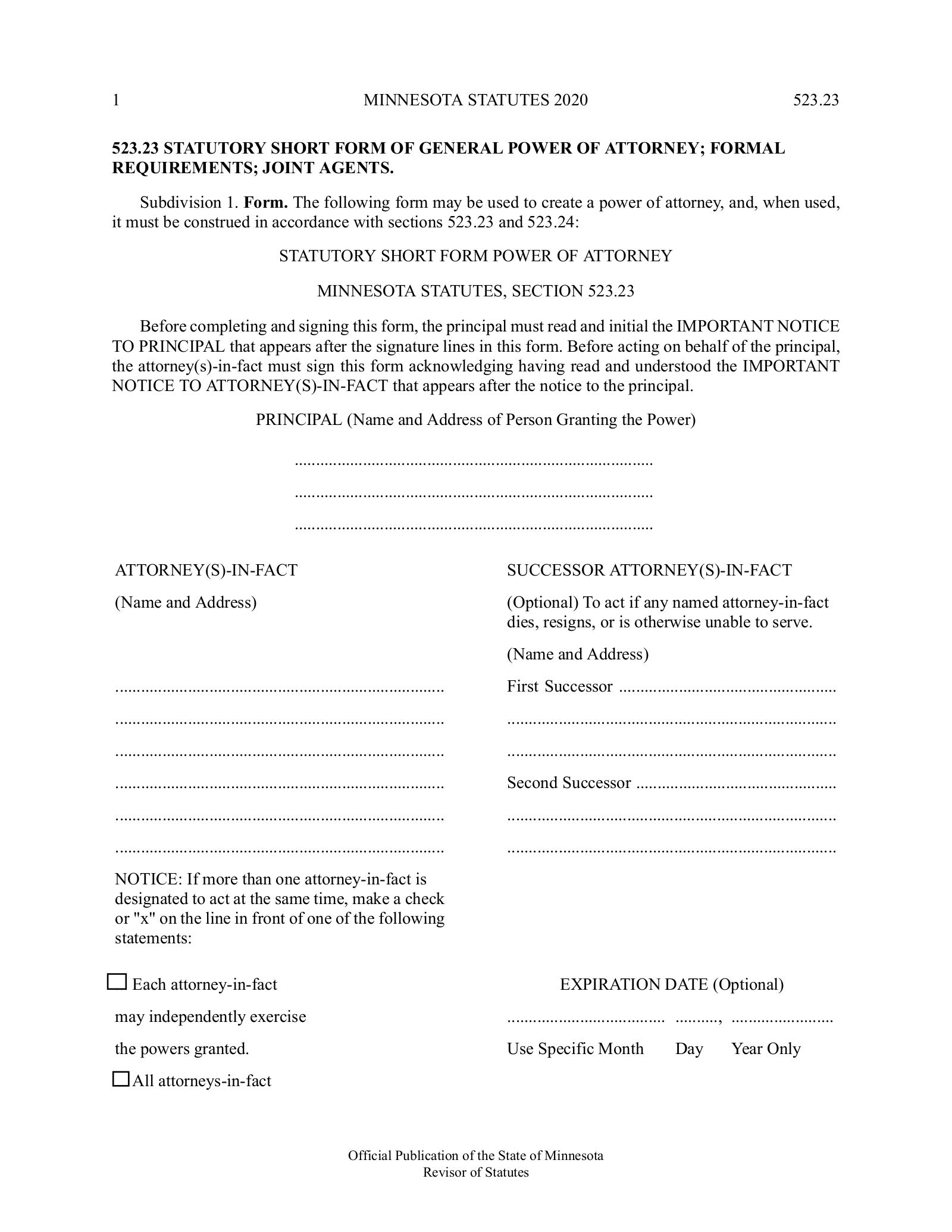 Free Minnesota Last Will And Testament Template PDF Word EForms