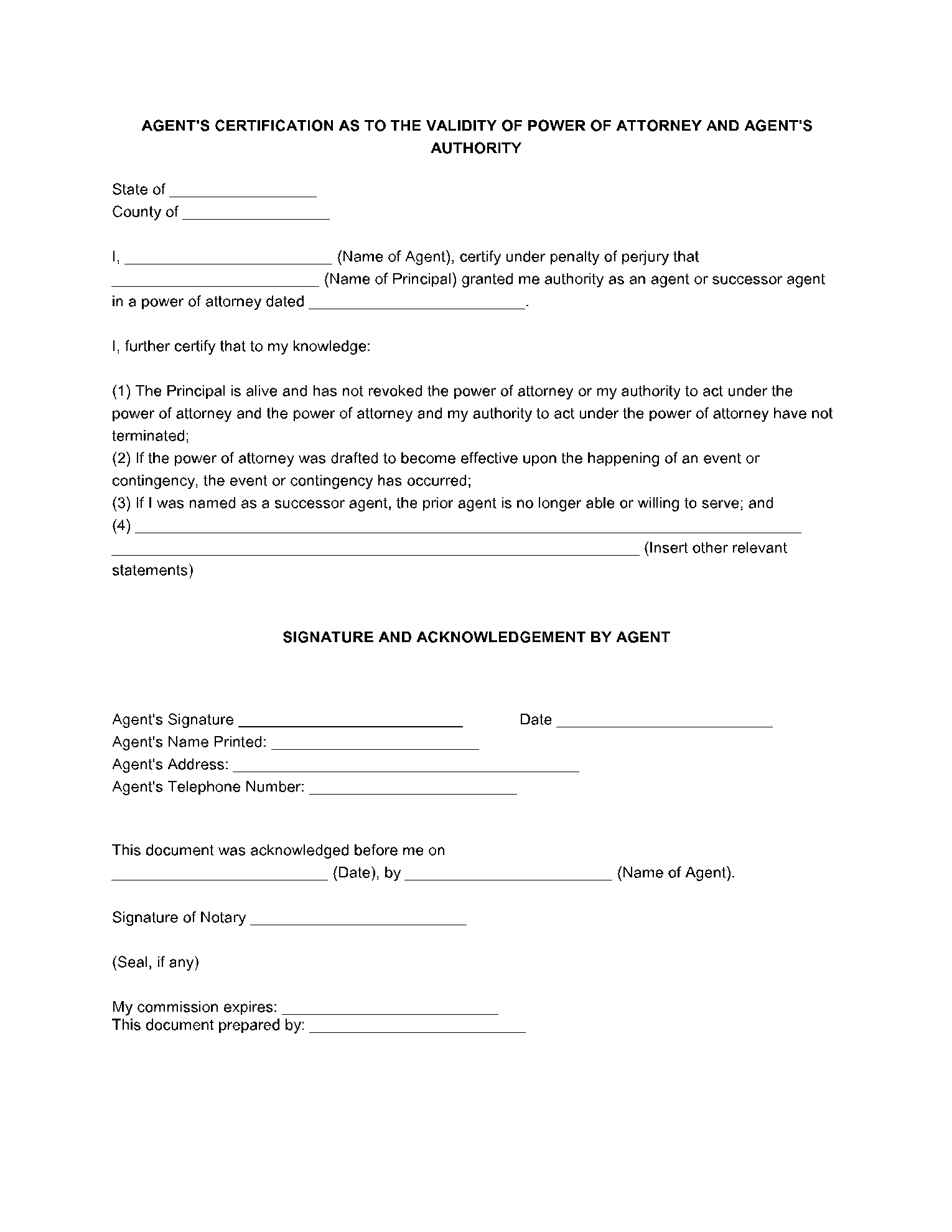 Free Pennsylvania Power Of Attorney Forms PDF CocoSign