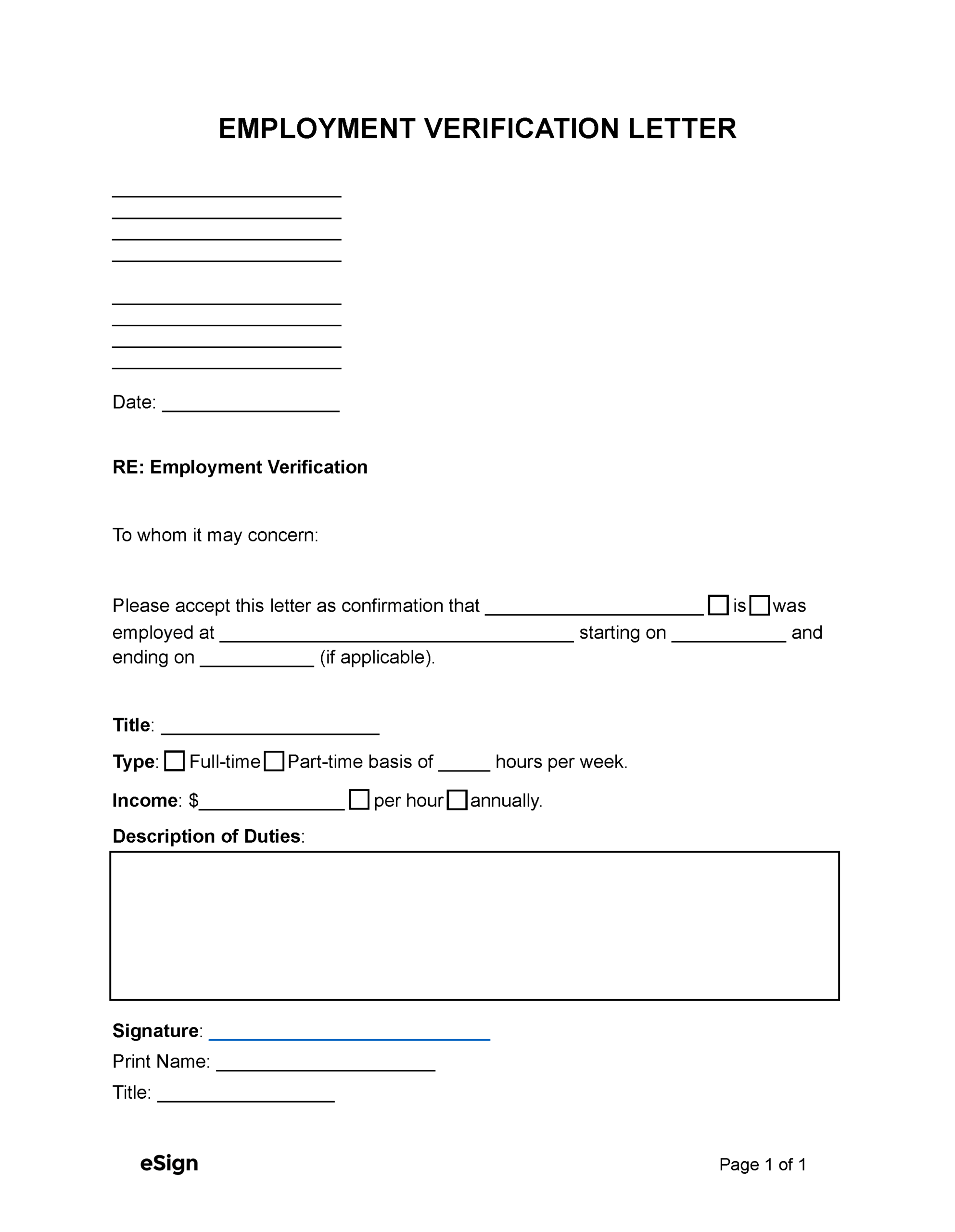 Free Verification Forms 12 PDF Word