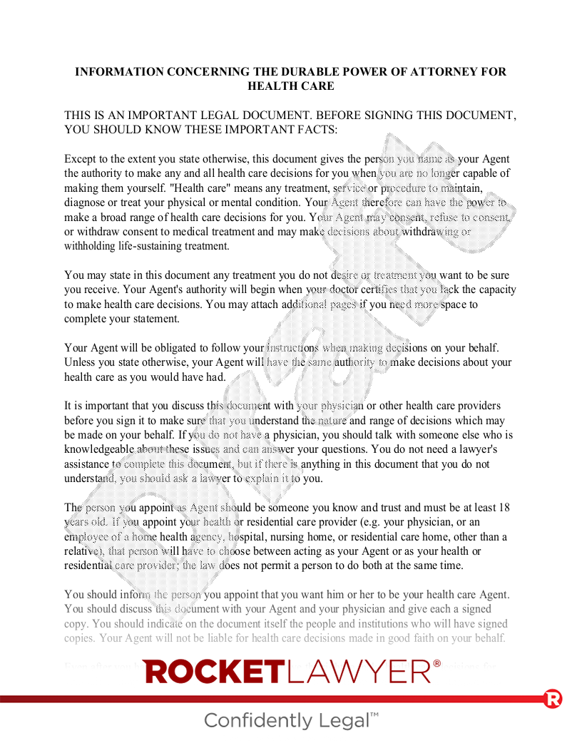 Free Vermont Living Will Make U0026 Download Rocket Lawyer