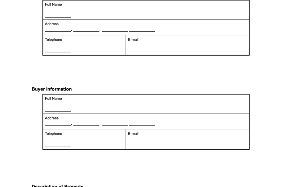 Free Washington Bill Of Sale Forms PDF U0026 Word