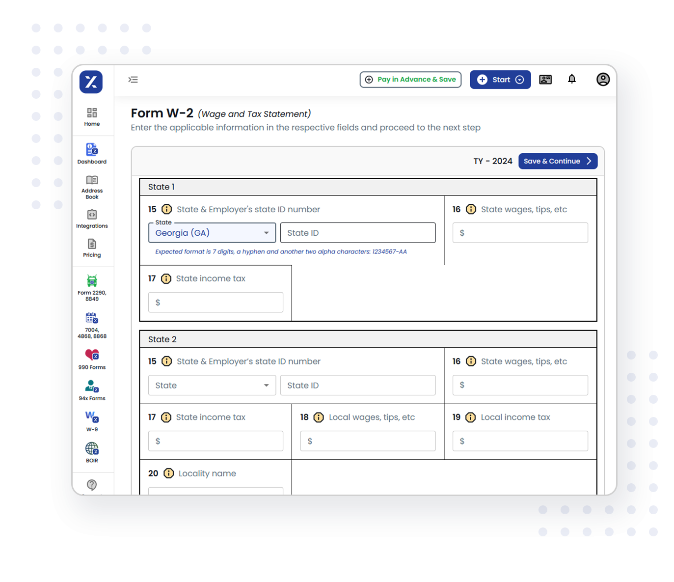 Georgia W 2 And G 1003 Form Filing Requirements For 2024