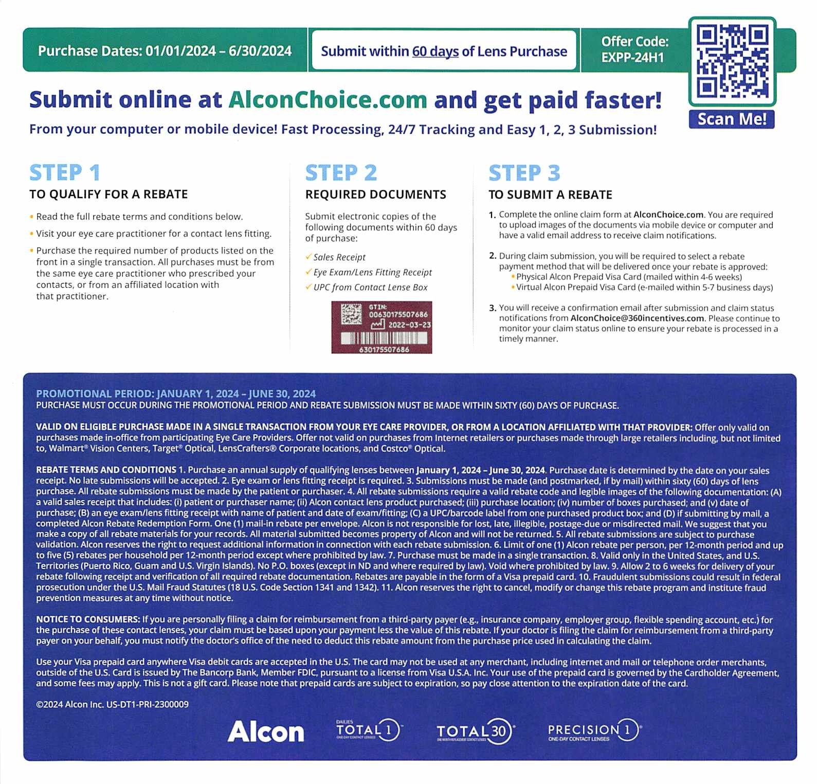 Get Up To A 300 Rebate On Alcon Contact Lenses Sunshine Optometry