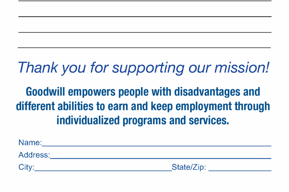 GoodWill Donation Receipt Template Invoice Maker Worksheets Library