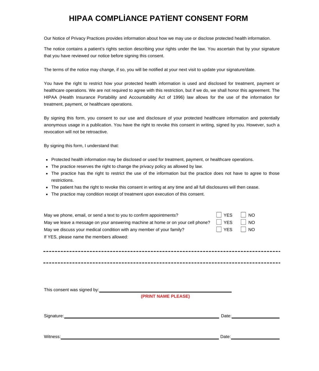 HIPAA Consent Form Template Printable HIPAA Compliance Patient Consent Form Medical Consent New Patient Form Digital Download Etsy HIPAA Consent Form Template Printable HIPAA Compliance Patient Consent Form Medical Consent New Patient Form Digital Download Etsy