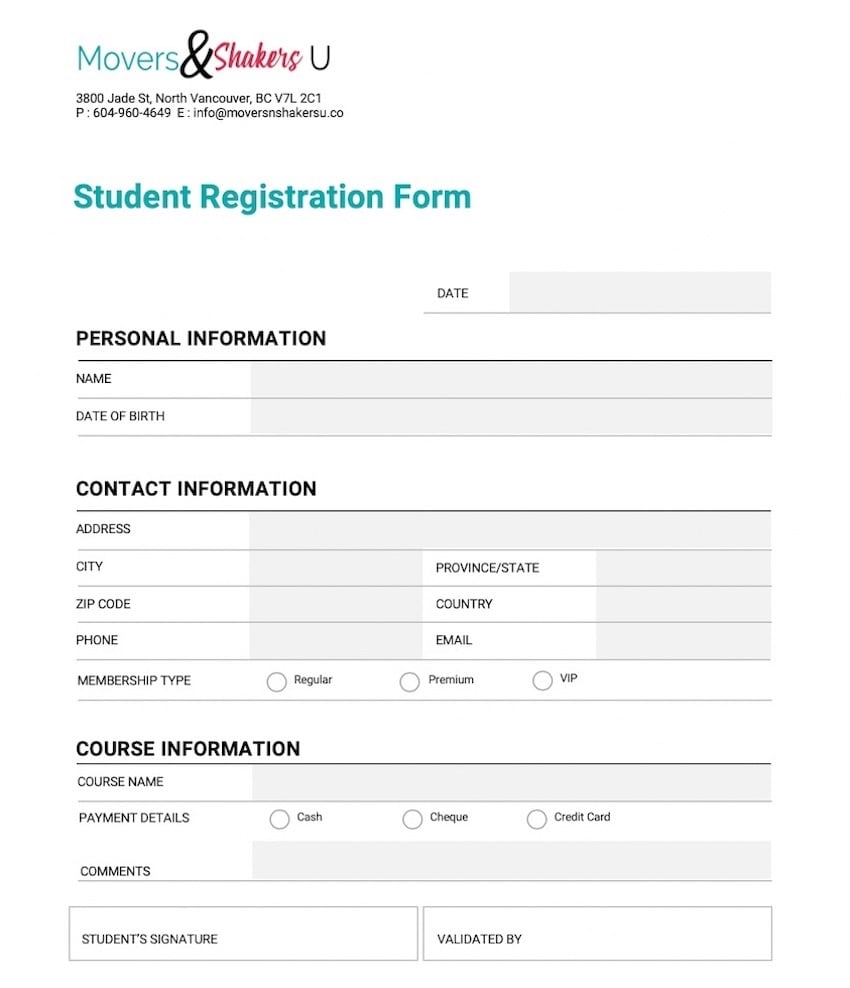 How To Customize A Registration Form Template MS Word Envato Tuts 