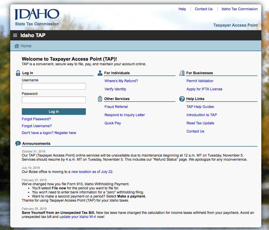 How To File And Pay Sales Tax In Idaho TaxValet