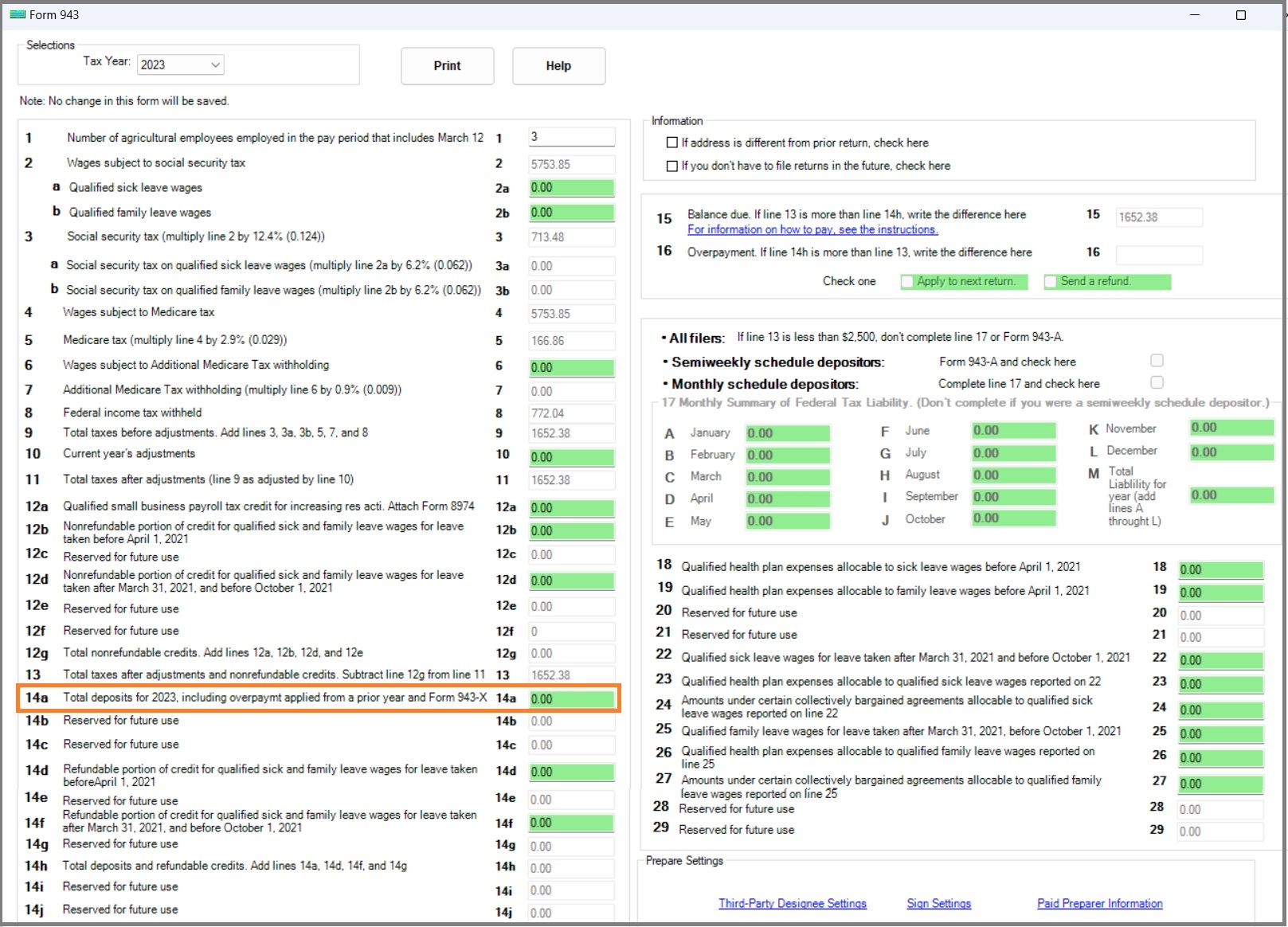 How To File Form 943 Employer s Annual Federal Tax Return For 