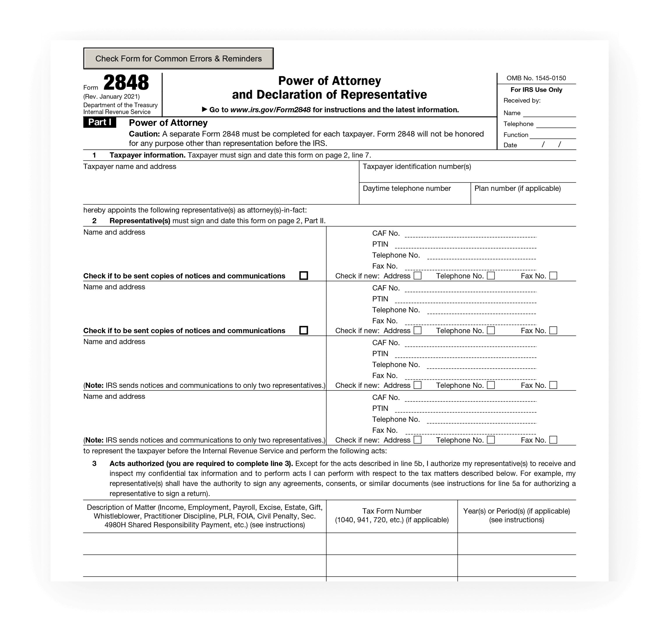 How To Fill Out IRS 2848 Form PDF 2024 2025 PDF Expert How To Fill Out IRS 2848 Form PDF 2024 2025 PDF Expert