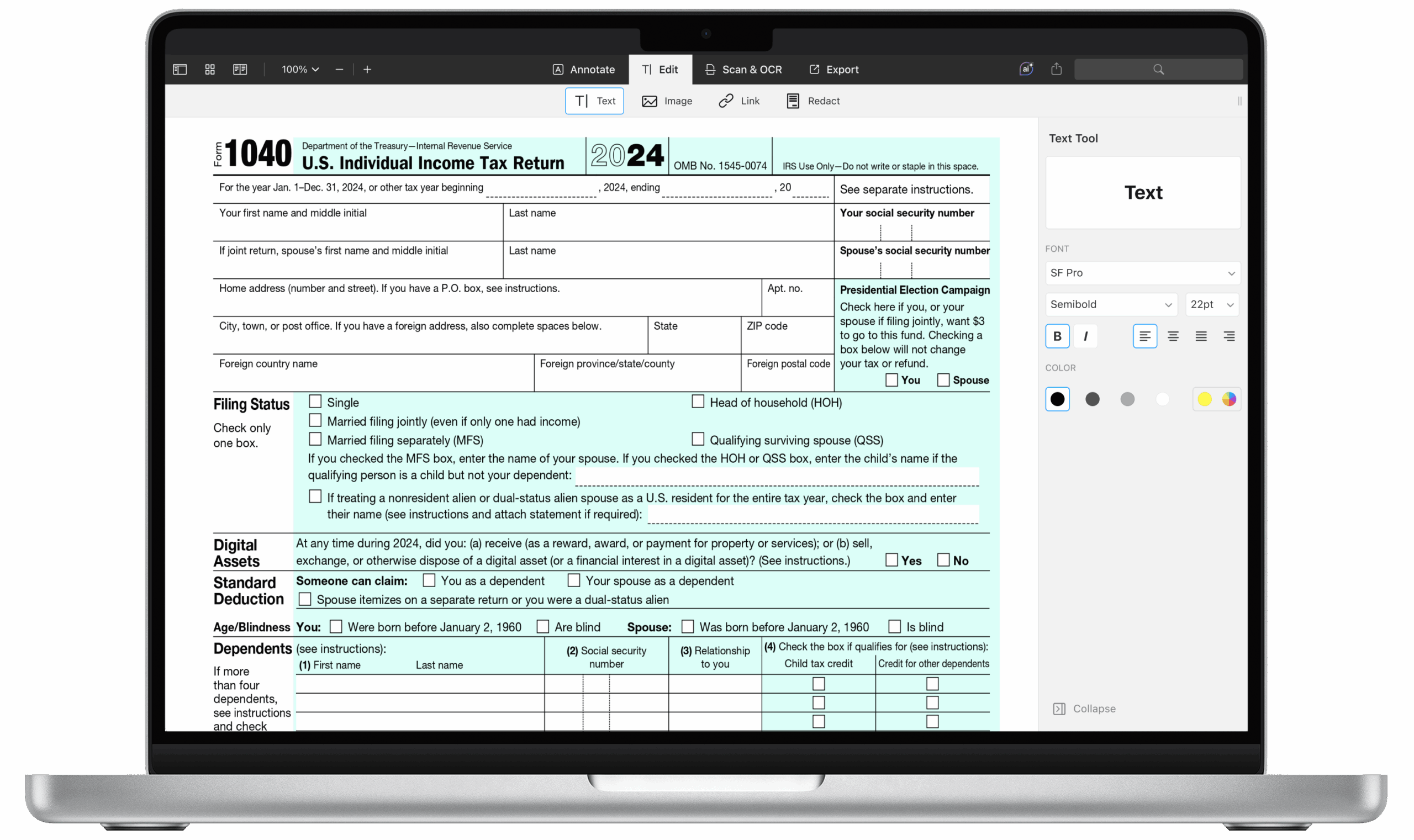 How To Fill Out IRS Form 1040 What Is IRS Form 1040 ES