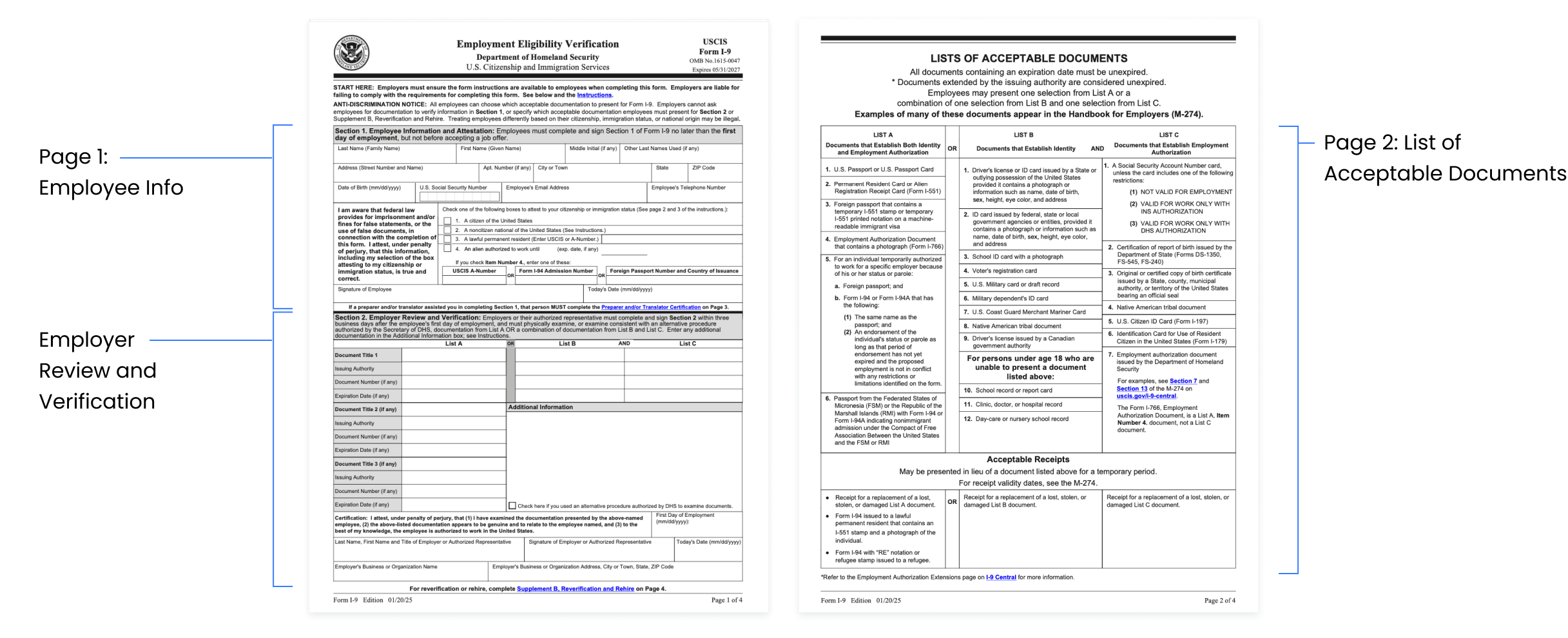 I 9 Form Notary Online For USCIS Employment Eligibility Verification