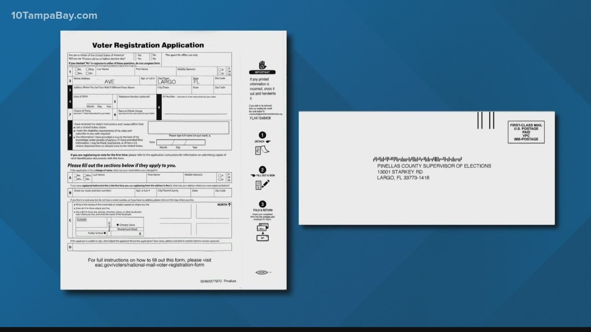 I Got A Voter Registration Card In The Mail Why Wtsp
