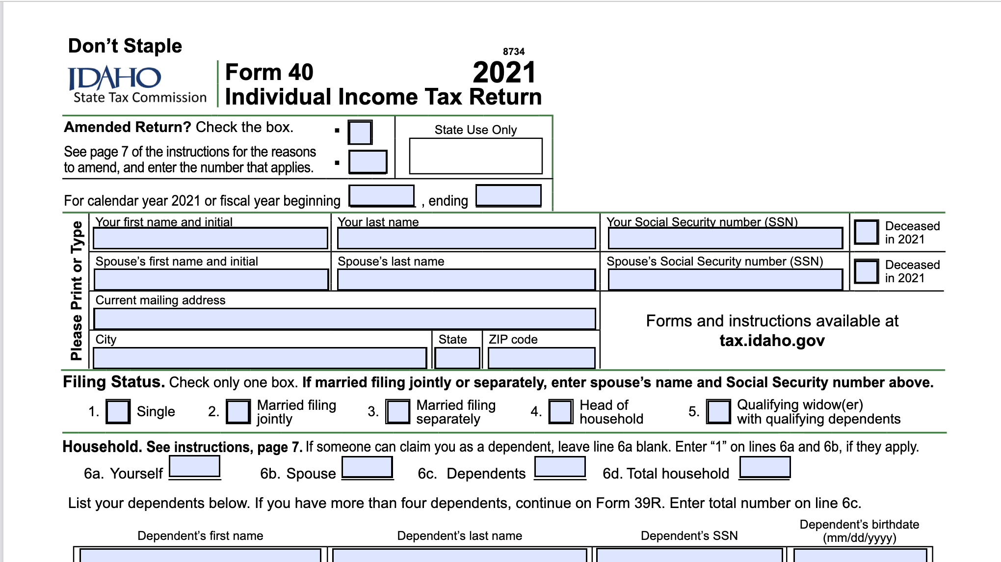 Idaho Income Tax Rebates To Be Available Soon