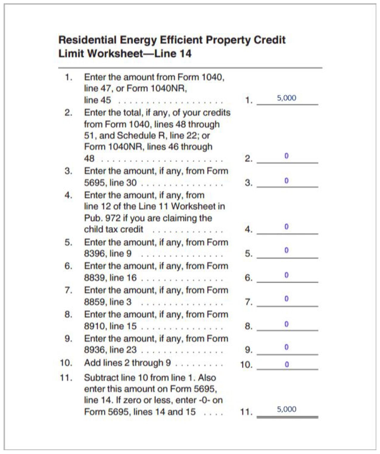Instructions For Filling Out IRS Form 5695 Everlight Solar 
