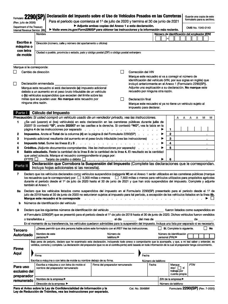 Irs 2290 Form 2024 Printable Fill Out Sign Online DocHub