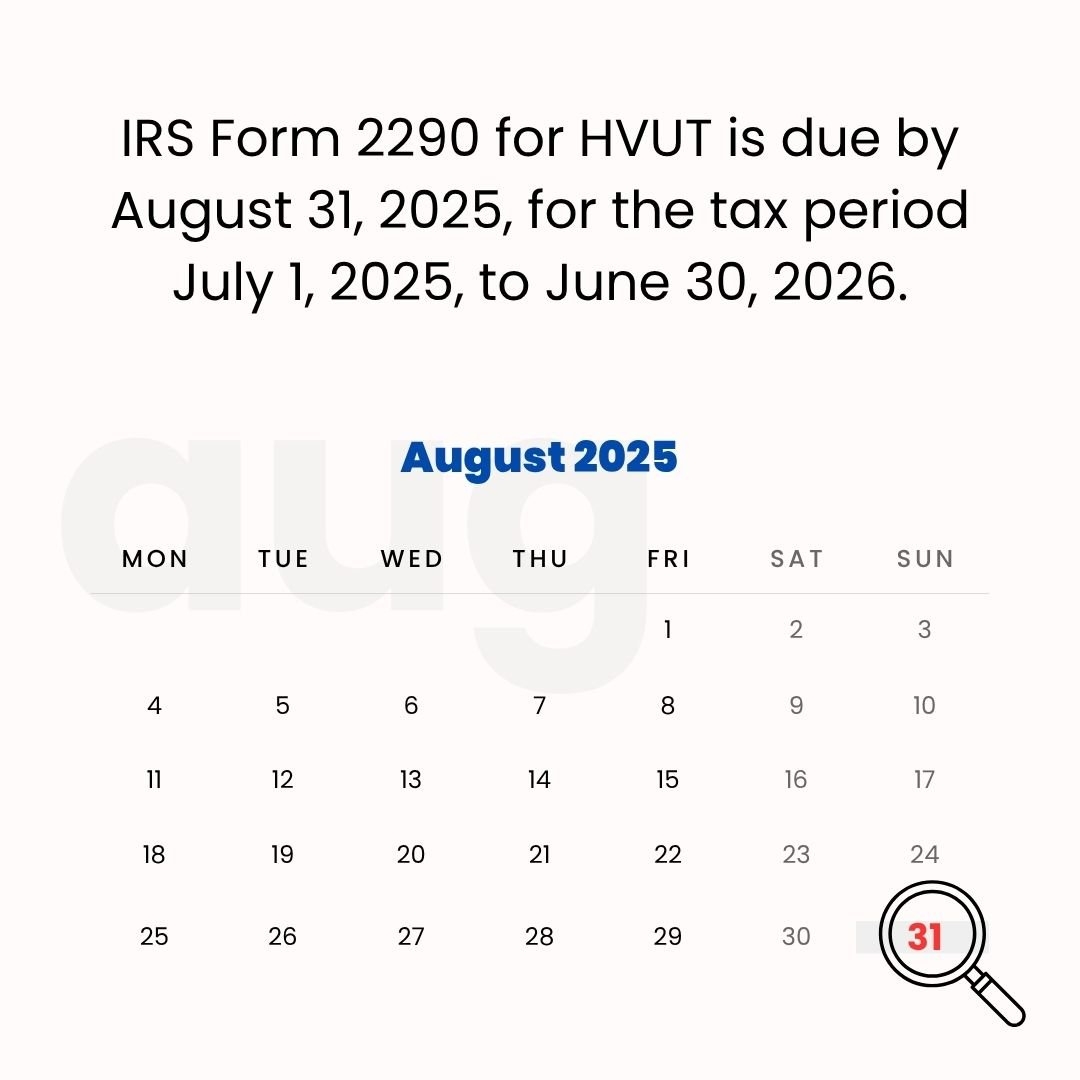 IRS 2290 Form E filing 2025 Instant Approval Truck2290