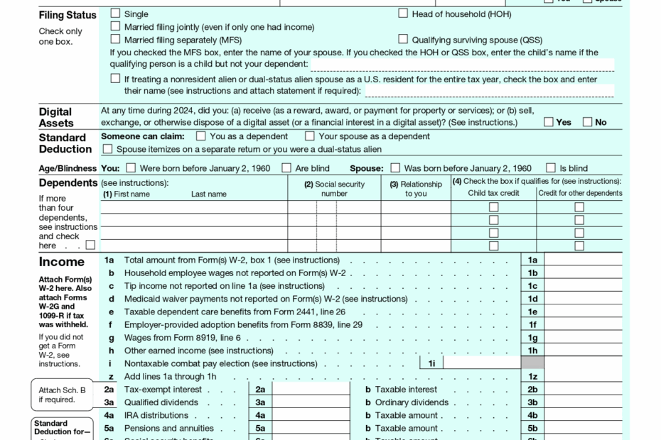 Irs Form 1040 V 2025 Printable Leona J Kost