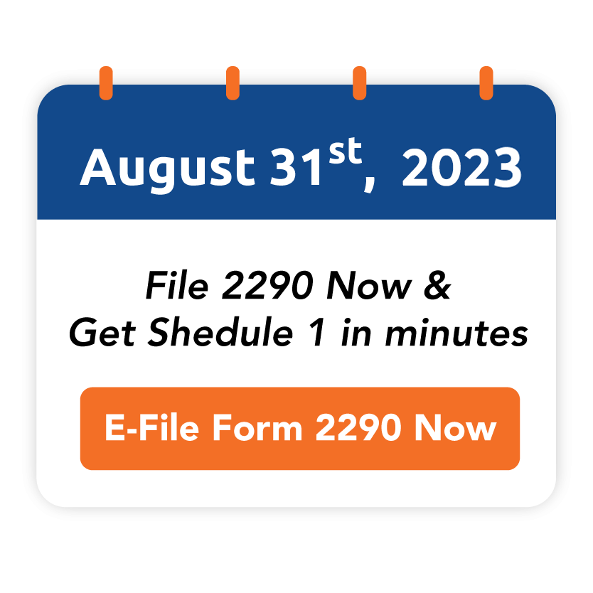 IRS Form 2290 Due Date For 2023 2024 Tax Period