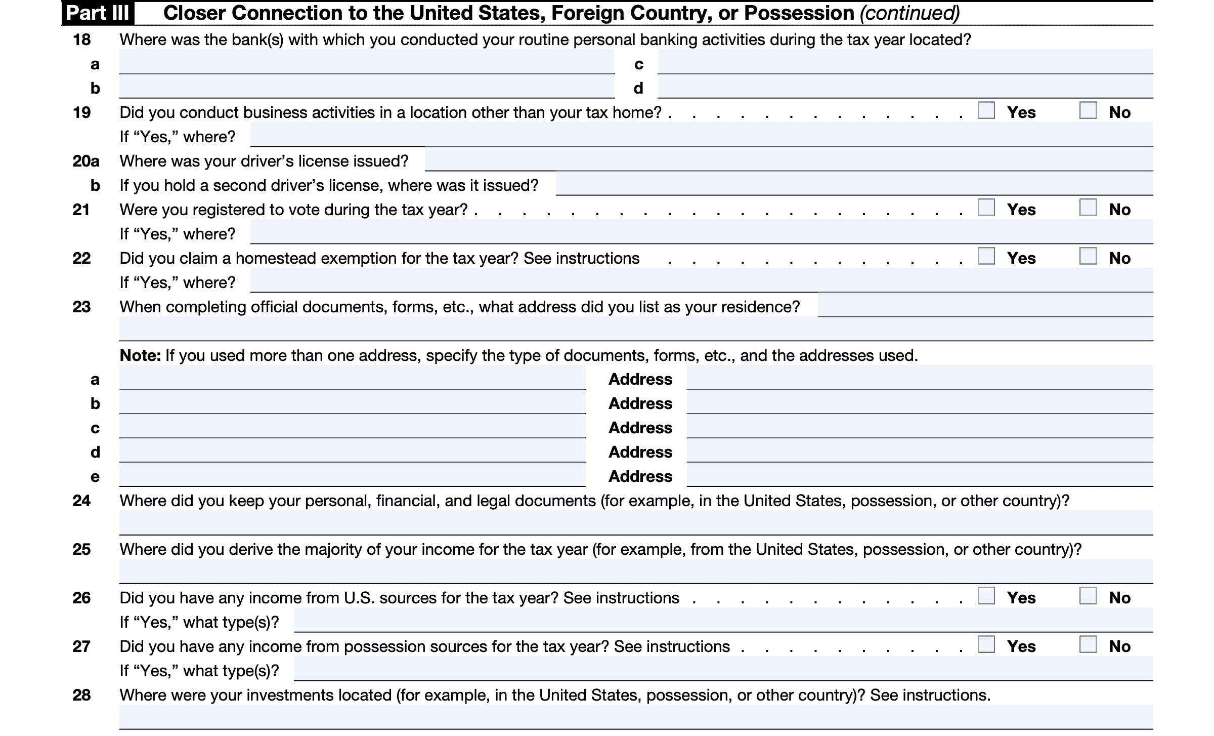 IRS Form 8898 Instructions U S Territory Bona Fide Residence