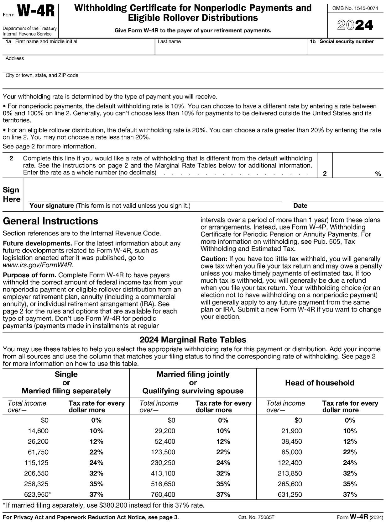 IRS Releases 2024 Form W 4R Wolters Kluwer Worksheets Library