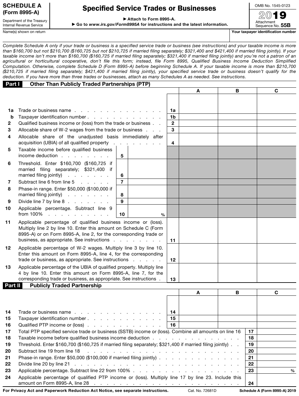 Irs Schedule A Printable Form Printable Form 2024