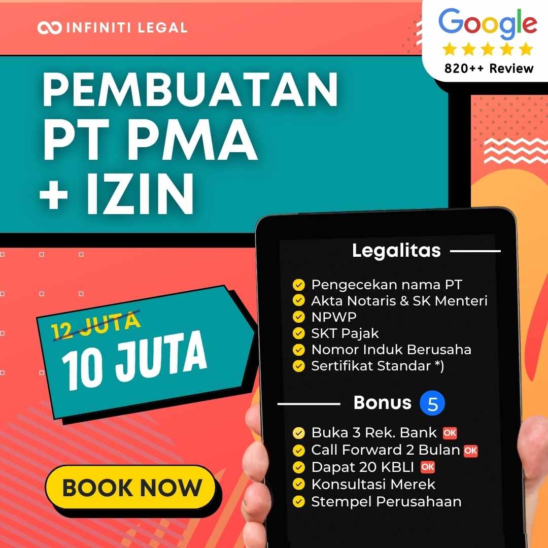 Jasa Pembuatan PT PMA Bisa Cicilan 3 6 12x