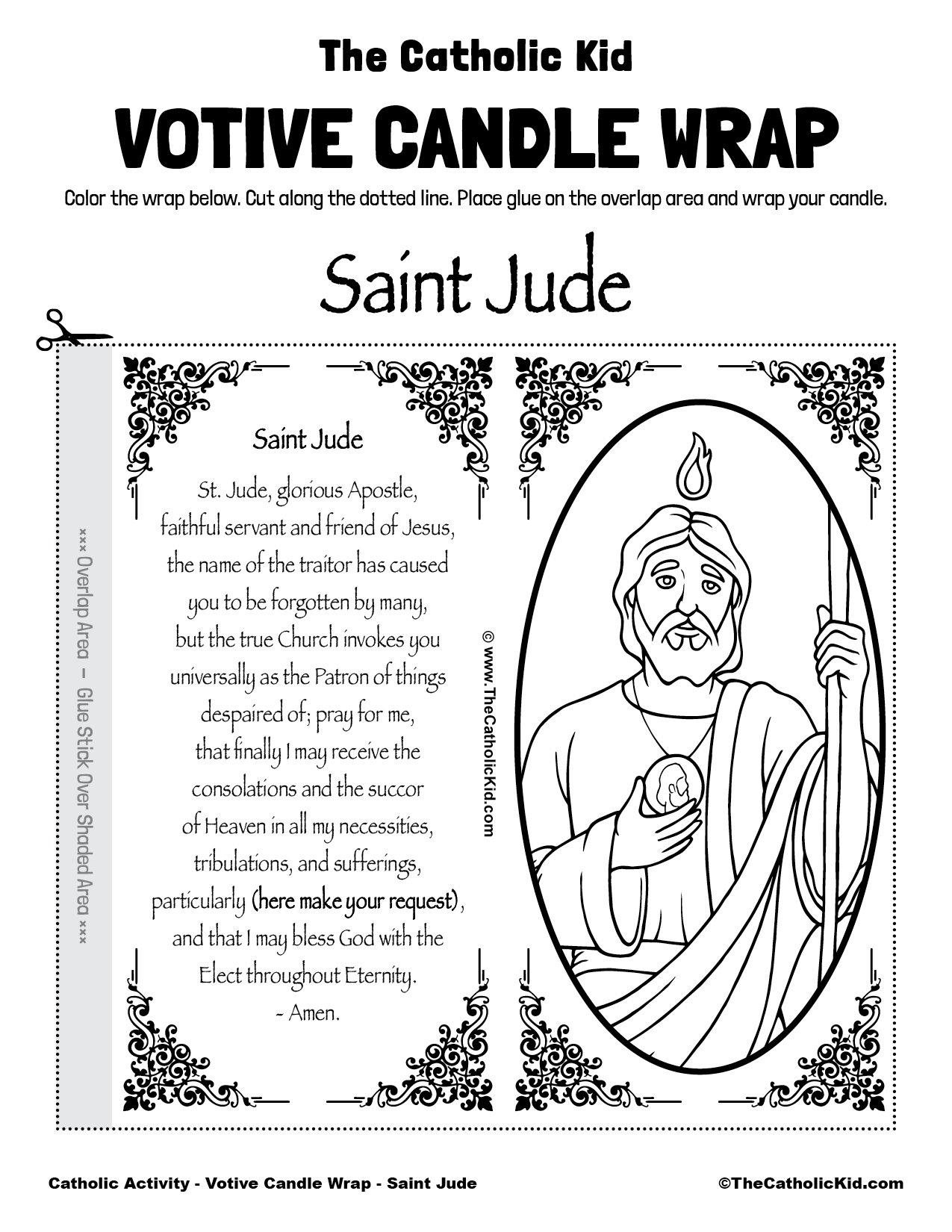 Jude Archives The Catholic Kid Catholic Coloring Pages And Games For Children
