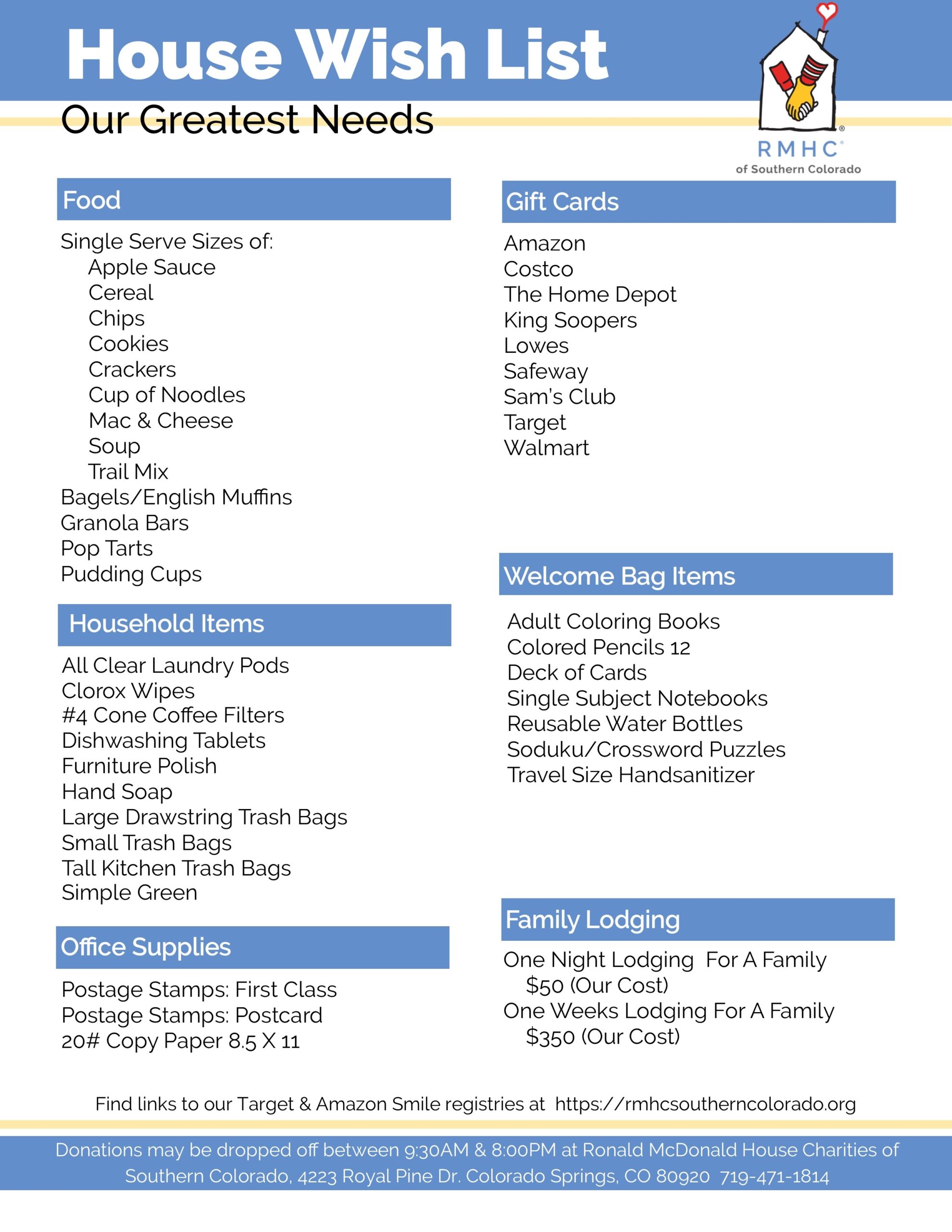 Lowes Donations Request Form