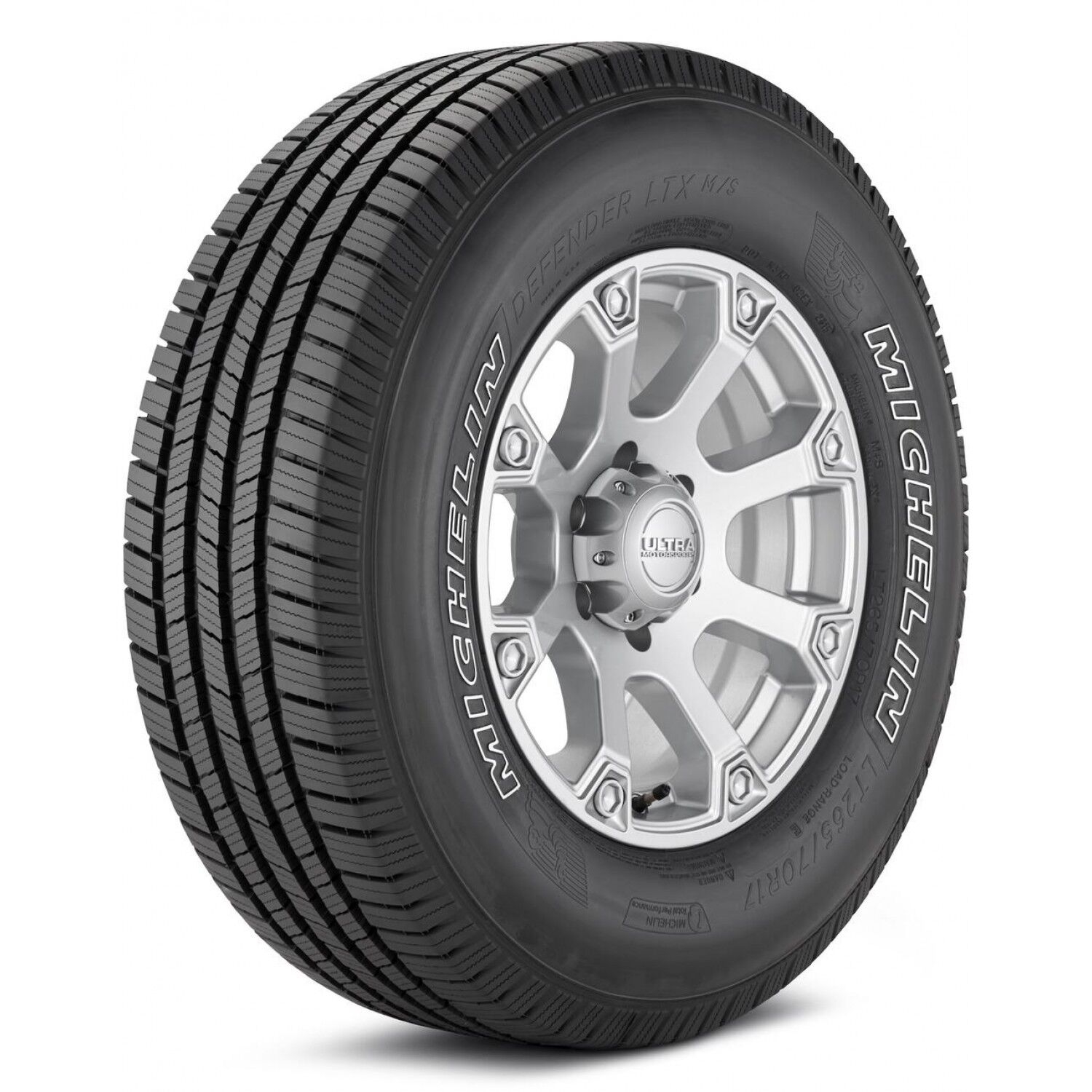 Michelin Defender LTX MS OUTLINED Raised White Letters Tire 235 70R16 109t XL Vzn121474