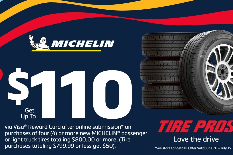 Michelin Up To 110 Consumer Rebate